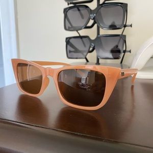 Tan/Orange Cat Eye Sunglasses